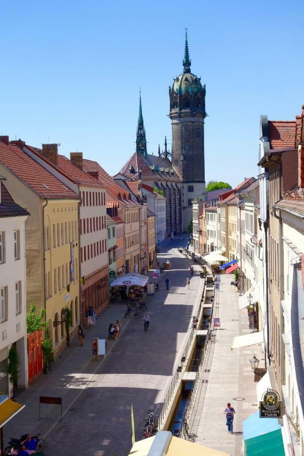 Wohnen im ehemaligen Kaminstudio mit Klimaanlage Appartement Wittenberg Buitenkant foto